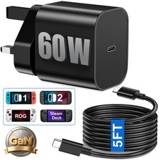 60W Fast Charger for Nintendo